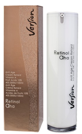 Version Retinol 10% AHA Face Cream Pump, Κρέμα που Βοηθάει την Αναπαραγωγή των Κυττάρων 50ml