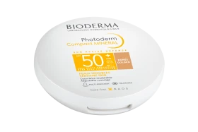 Bioderma Photoderm Compact Mineral SPF50+ Golden, Αντηλιακή Προστασία σε μορφή πούδρας Σκουρόχρωμη Απόχρωση 10g