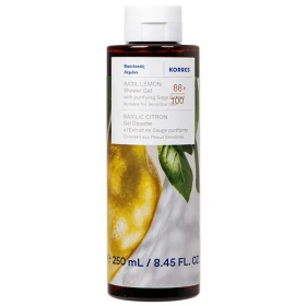 Korres Basil Lemon Shower Gel, 250ml