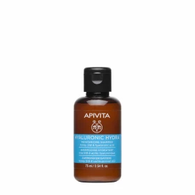 Apivita Hyaluronic Hydra Moisturizing Shampoo with Honey StB & Hyalurocin Acid 75ml