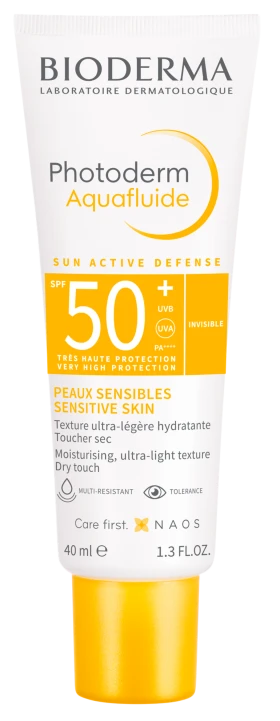 Bioderma Photoderm MAX Aquafluide SPF50+, Αντηλιακή Κρέμα Προσώπου για Κανονικό/Μεικτό Δέρμα 40ml