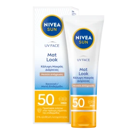 Nivea Sun UV Face Mat Look Tinted Medium SPF50, 50ml