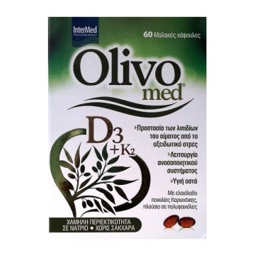 Intermed Olivomed D3 + K2 500mg 60 soft capsules