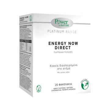 Power Health Platinum Range Energy Now Direct Granulés dispersables à saveur de pomme 20 bâtonnets