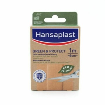 Tampone adesivo Hansaplast Green & Protect 100x6cm 1pz