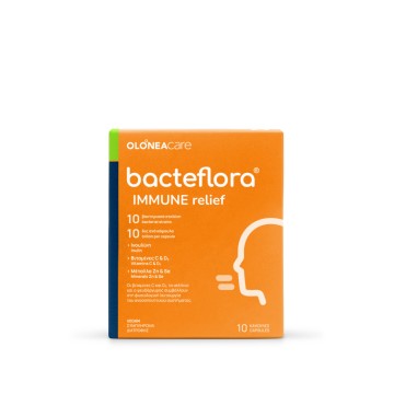 Olonea Bacteflora Immune Relief, για την Άμυνα του Οργανισμού, 10 Caps Olonea Bacteflora Immune Relief, για την Άμυνα του Οργανισμού, 10 Caps