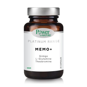 Power Health Classics Platinum MEMO+, Ginkgo, L-Glutamine & Theobromine, 30 kapsula