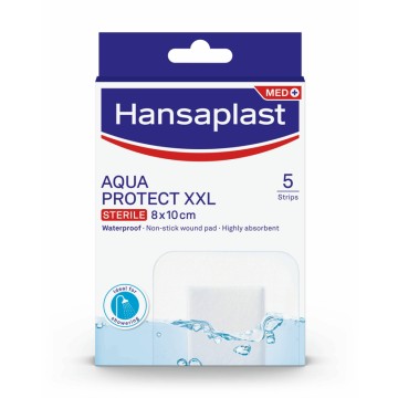 هانسابلاست مضاد للبكتيريا XL أكوا معقم 6 × 7 سم 5 قطع