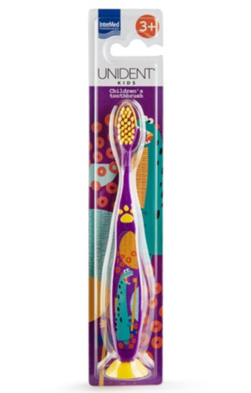 Intermed Unident Kids Toothbrush Purple για 3+ ετών, 1 τεμάχιο