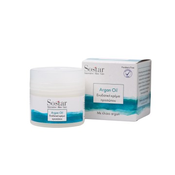 Sostar Focus Ενυδατική Κρέμα Προσώπου με Argan Oil 50ml Sostar Focus Ενυδατική Κρέμα Προσώπου με Argan Oil 50ml