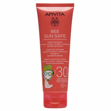 Детский солнцезащитный крем Apivita Bee Sun Safe SPF30 100 мл
