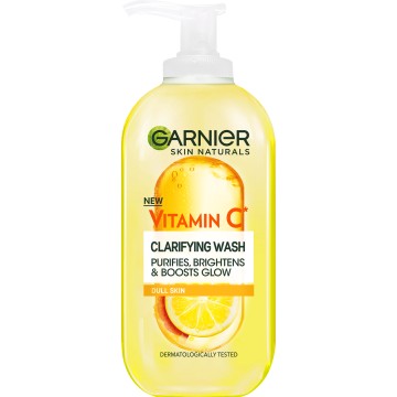 Garnier SkinActive Vitamin C Clarifying Wash 200 ml