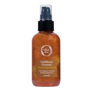 Fresh Line Caribbean Coconut Ξηρό Λάδι Λάμψης Σώματος 150ml