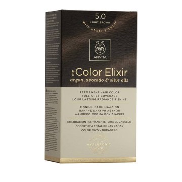 Apivita My Color Elixir 5.0 Βαφή Μαλλιών Καστανό Ανοιχτό