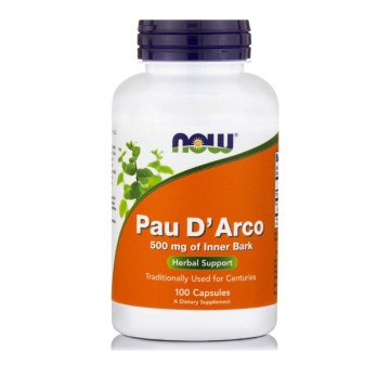 Now Foods Pau D Arco 500mg 100 capsule