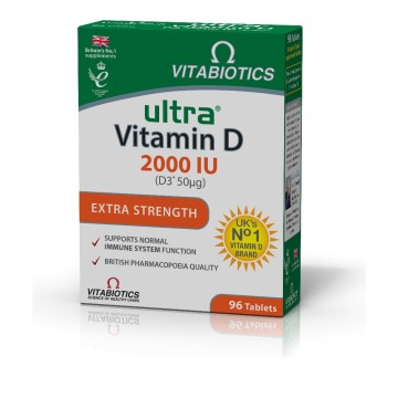 Vitabiotics Ultra Vitamin D 2000IU, Καλή Υγεία Οστών, Μυών & Ανοσοπ... Vitabiotics Ultra Vitamin D 2000IU, Καλή Υγεία Οστών, Μυών & Ανοσοπ...