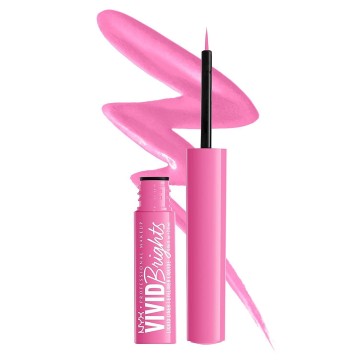 Nyx Makeup Professional Vivid Brights Matte Liquid Eyeliner Dont Pink Twice 2ml