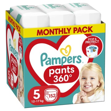 Pampers Pants No 5 (12-17kg) Monthly 152 pieces