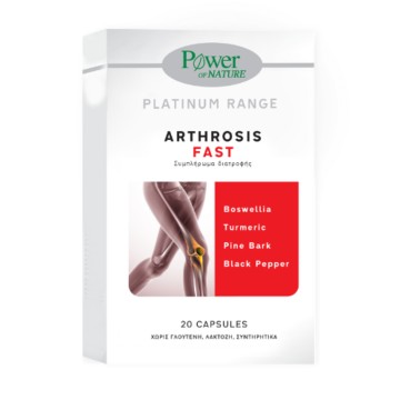 Power of Nature Platinum Range Arthrosis Fast, 20 Capsules
