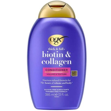 OGX Biotin & Collagen Volumising Conditioner 385ml OGX Biotin & Collagen Volumising Conditioner 385ml