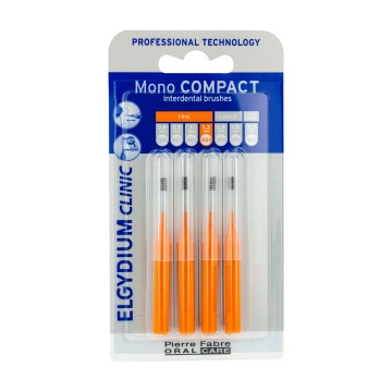 Elgydium Clinic Monocompact, Brushes Interdental 0.6mm 4pc