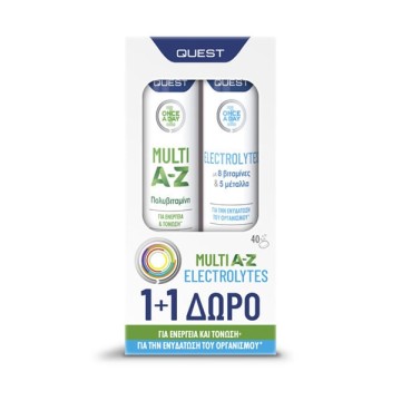 Quest Promo Multi A-Z 20 αναβράζοντα δισκία & Electrolytes 20 αναβράζοντα δισκία