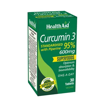 Health Aid Curcumine 3 600 mg 30 comprimés Health Aid Curcumine 3 600 mg 30 comprimés