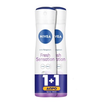 Nivea Promo Fresh Sensation Дезодорант-спрей для женщин 2x150мл