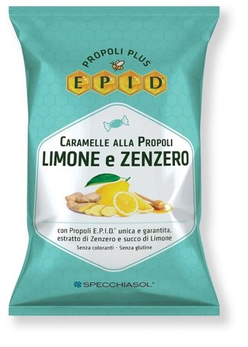 Specchiasol Propoli Plus Epid Καραμέλες Λαιμού Τζίντζερ & Λεμόνι, 2...