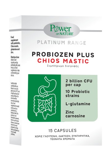 Power Of Nature Platinum Range Probiozen Plus Chios Mastic 15 caps Power Of Nature Platinum Range Probiozen Plus Chios Mastic 15 caps