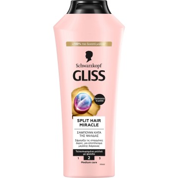 Schwarzkopf Gliss Split Hair Miracle, Σαμπουάν για Μαλλιά με Ψαλίδα...