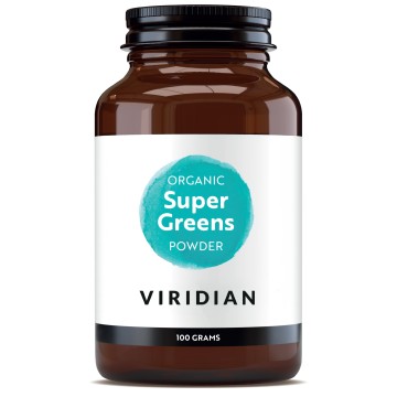 Viridian Super Greens Organic Powder, 100 grams Viridian Super Greens Organic Powder, 100 grams