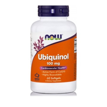 Now Foods Ubiquinol 100mg 60 μαλακές κάψουλες Now Foods Ubiquinol 100mg 60 μαλακές κάψουλες