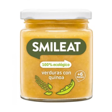 Smileat Βρεφικό Γεύμα Λαχανικά-Κινόα Βιο +6Μ 230gr Smileat Βρεφικό Γεύμα Λαχανικά-Κινόα Βιο +6Μ 230gr