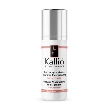 Krem hidratues natyral për fytyrën Kallio Elixir Cosmetics Rich Texture 50 ml