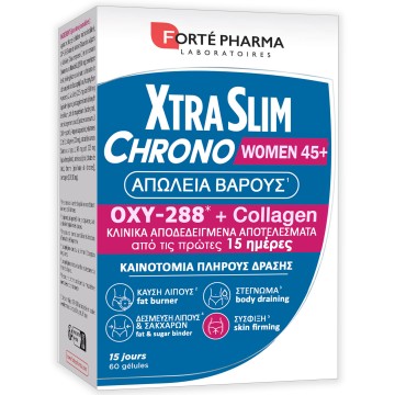 Forte Pharma XtraSlim Chrono Women 45+, 60 κάψουλες Forte Pharma XtraSlim Chrono Women 45+, 60 κάψουλες