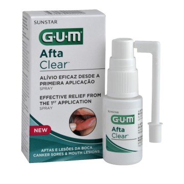Gum Aftaclear Spray (2420), спрей для полости рта при афтозных язвах 15 мл