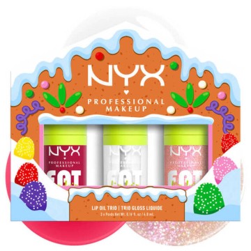 Nyx Lip Fat Oil Trio, 3x4.8ml Nyx Lip Fat Oil Trio, 3x4.8ml