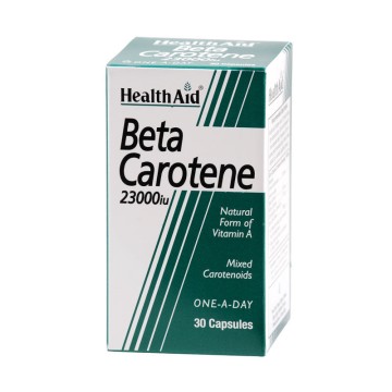 Health Aid Beta Carotene 23000iu 30 capsule