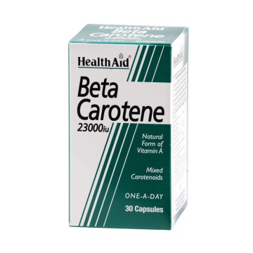 Health Aid Beta Carotene 23000iu 30 κάψουλες Health Aid Beta Carotene 23000iu 30 κάψουλες