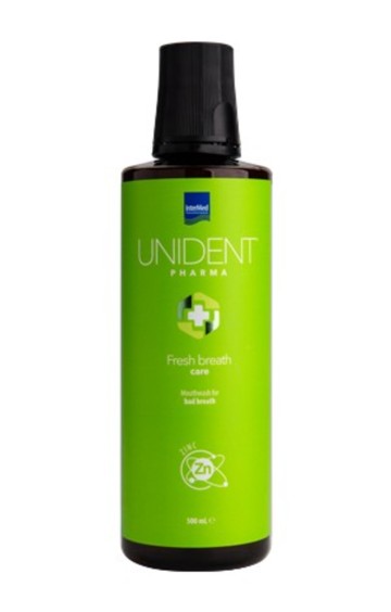 Intermed Unident Pharma Fresh Breath Care Mouthwash, 500ml Intermed Unident Pharma Fresh Breath Care Mouthwash, 500ml