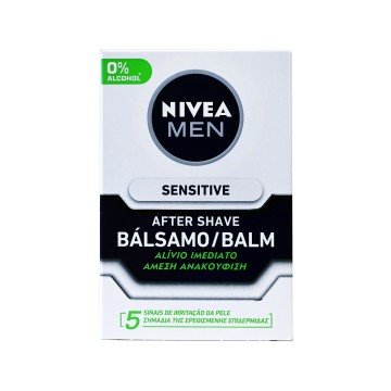 Nivea Sensitive Balsamo Dopobarba 0% Alcool No Burning 100ml