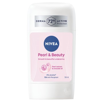 Nivea Pearl & Beauty Deodorant Stick 72h, 50ml Nivea Pearl & Beauty Deodorant Stick 72h, 50ml