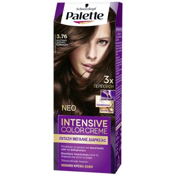 Palette Βαφή Μαλλιών Semi-Set 3.76 Καστανο Σκουρο Σοκολατι