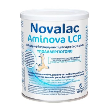 Novalac Aminova LCP Qumësht pluhur 0m+, 400gr