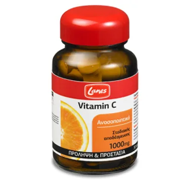 Lanes Vitamine C 1000 mg avec bioflavonoïdes 30 comprimés à avaler...