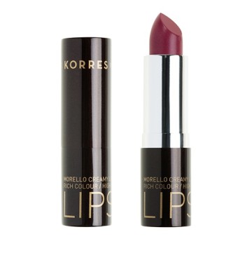 Korres Morello Creamy Lipstick No 28 Shiny Purple, Permanent-Shiny Result 3,5 gr