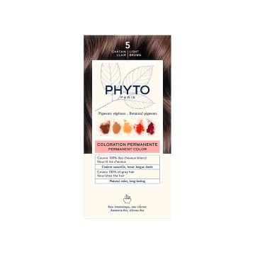 Phyto Phytocolor Μόνιμη Βαφή Μαλλιών No 5 Καστανό Ανοιχτό Phyto Phytocolor Μόνιμη Βαφή Μαλλιών No 5 Καστανό Ανοιχτό