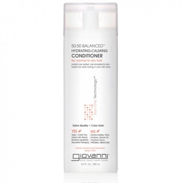 Giovanni 50/50 Balanced Hydrating-Calming Conditioner for Normal to Dry Hair 250ml