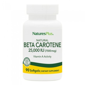 Natures Plus Natural Beta Carotene 16mg 25000iu 90 softgels